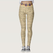 Trendy Burlap Kijk Leggings (Voorkant)