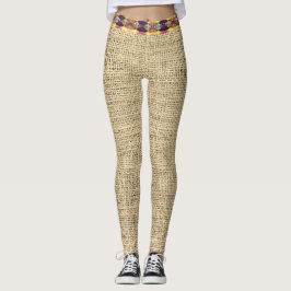 Trendy Burlap Kijk Leggings
