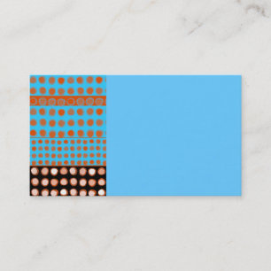 trendy business card sjabloon met abstracte kunst visitekaartje