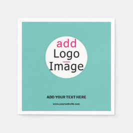 Trendy Business Custom Logo, verse mint Green Servet