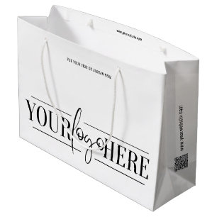 Trendy Business Promotion Custom Logo minimalist Groot Cadeauzakje