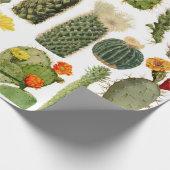 Trendy  Cactus Pattern Cadeaupapier (Hoek)