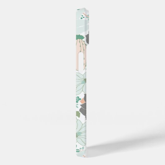 Trendy Cactus Pattern Case-Mate iPhone Case (Achterkant / Rechts)