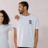 Trendy cadeau voor papa gepersonaliseerde naam ind t-shirt