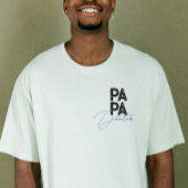 Trendy cadeau voor papa gepersonaliseerde naam ind t-shirt