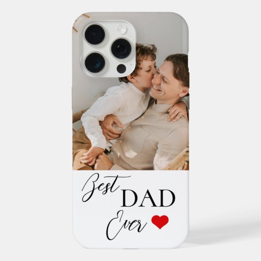 Trendy cadeau voor vaderdag mooi papa cadeau iPhone hoesje (Achterkant)
