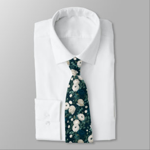 Trendy Cadeau Voor Vriend Ranunculus Bloemig Stropdas