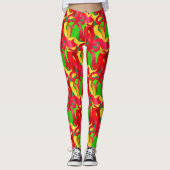 Trendy cadeauverpakking Abstract vakantieseizoen Leggings (Voorkant)