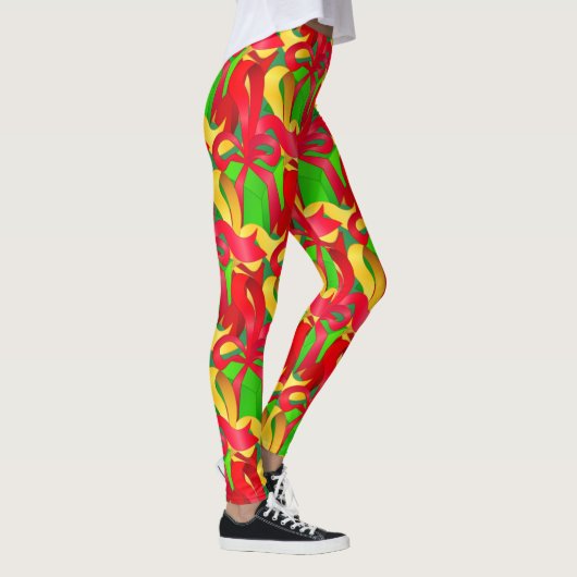 Trendy cadeauverpakking Abstract vakantieseizoen Leggings (Rechts)