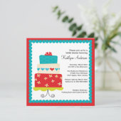 Trendy Cake Bridal Shower Kaart (Staand voorkant)