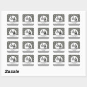 Trendy Cakery Zebra Print Product Label Stickers (Vel)