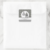 Trendy Cakery Zebra Print Product Label Stickers (Tas)