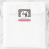 Trendy Cakery Zebra Print Product Label Stickers (Tas)