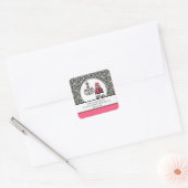 Trendy Cakery Zebra Print Product Label Stickers (Envelop)