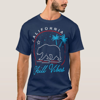 Trendy California Neon Beer Chill Vibes Premium T-shirt
