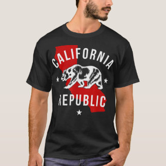 Trendy California Republic Bear State T-shirt