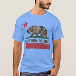 Trendy California Republic  Beer Flag Premi T-shirt