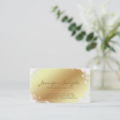 Trendy Calligraphed Director Manager Plain Luxury Visitekaartje (Staand voorkant)