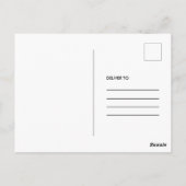 Trendy Calligraphy Afstuderen Photo Annountion Briefkaart (Achterkant)