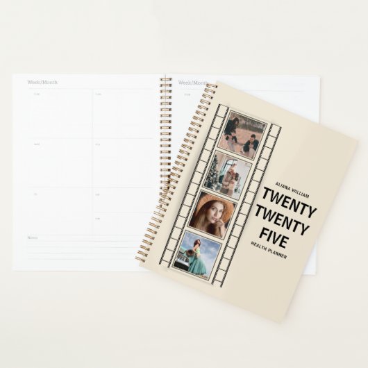 Trendy Camera Roll Fotocollage 2025 Planner (Display)