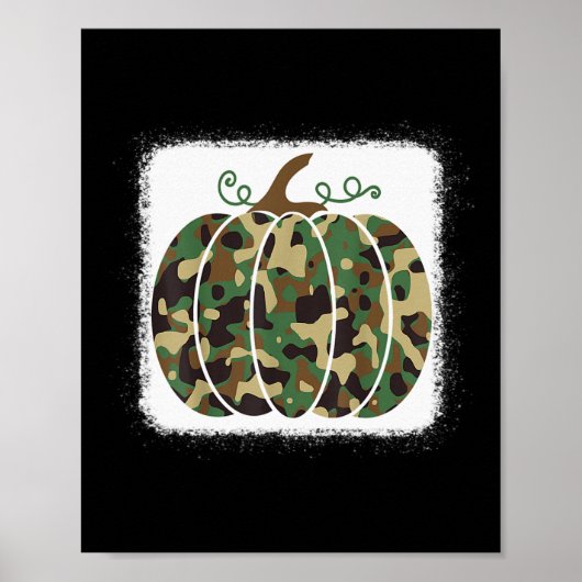 Trendy Camo print pomkin Cute Herfst Gift for Hunt (Voorkant)
