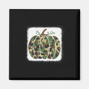 Trendy Camo print pomkin Cute Herfst Gift for Hunt Magneet
