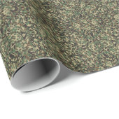 Trendy Camouflage Groen Cadeaupapier (Rol Hoek)