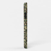 Trendy camouflage groene gepersonaliseerde letter Case-Mate iPhone case (Achterkant/rechts)