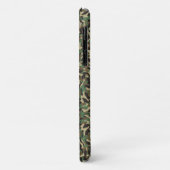 Trendy camouflage groene gepersonaliseerde letter Case-Mate iPhone case (Achterkant/links)