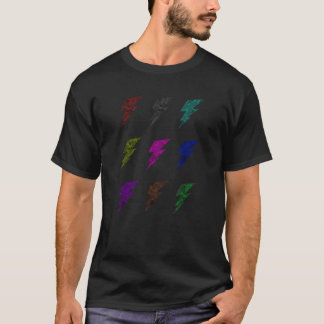 Trendy Camouflage Lightning Bolt T-shirt