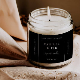 Trendy Candle Product Label Sticker Zakelijk Label