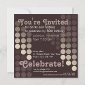 Trendy Cappuccino Cafe Birthday Kaart (Achterkant)