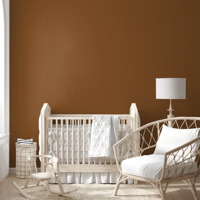 Trendy Caramel Bruin Effen Kleur | elegant Behang (Kinderen)