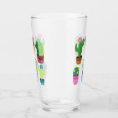 Trendy Cartoon potted cactus Glas (Rechts)