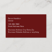 Trendy Cat Boutique Stylish Visitekaartjes (Achterkant)