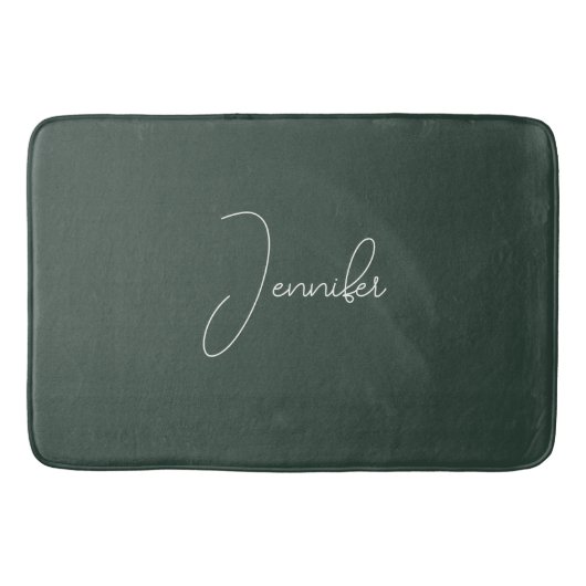 Trendy Celtic Grayish Green Modern Voeg je eigen n Badmat (Voorkant)