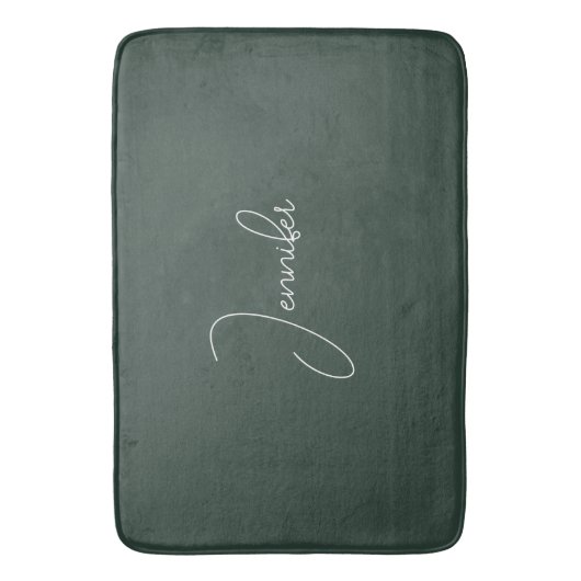 Trendy Celtic Grayish Green Modern Voeg je eigen n Badmat (Voorkant Verticaal)