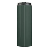 Trendy Celtic Grayish Green Modern Voeg je eigen n Thermosbeker (Achterkant)