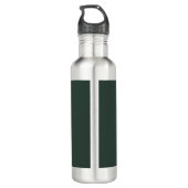 Trendy Celtic Grayish Green Modern Voeg je eigen n Waterfles (Achterkant)