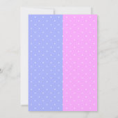 Trendy Chalkboard Boy & Girl Twins Baby shower Kaart (Achterkant)