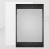 Trendy Chalkboard Vignette Briefpapier (Voorkant / Achterkant)