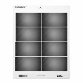 Trendy Chalkboard Vignette Etiket (Full Sheet)