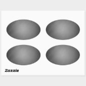 Trendy Chalkboard Vignette Ovale Sticker (Vel)