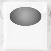 Trendy Chalkboard Vignette Ovale Sticker (Tas)