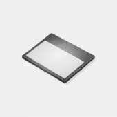 Trendy Chalkboard Vignette Post-it® Notes (Schuin)