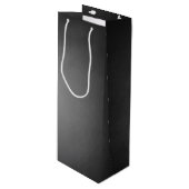 Trendy Chalkboard Vignette Wijn Cadeautas (Voorkant Gekanteld)