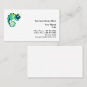 Trendy Chameleon Animal Logo Visitekaartjes (Voorkant / Achterkant)