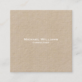 Trendy Checkup Modern Minimalist Professional Kraf Vierkante Visitekaartje