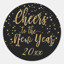 Trendy Cheers naar het nieuwjaar