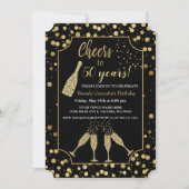 Trendy Cheers Verjaardagsfeest Uitnodiging (Voorkant)